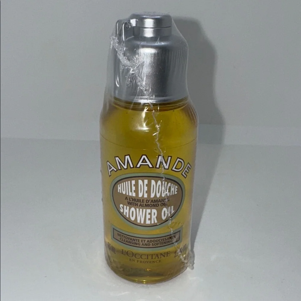 Almond Shower Oil BY LOccitane 2.5 oz Shower Oil New & Sealed